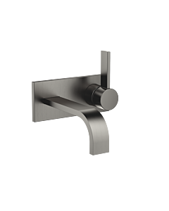 Dornbracht Mem trim set 36863782-99 for wall-mounted single lever basin mixer, without waste set, dark platinum matt
