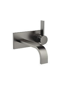 Dornbracht Mem trim set 36864782-99 for wall-mounted single lever basin mixer, without waste set, dark platinum matt