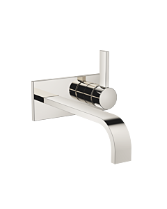 Dornbracht Mem trim set 36865782-08 for wall-mounted single lever basin mixer, without waste set, platinum