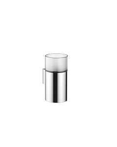 Dornbracht Glashalter Meta.02 8340197900 Wandmodell, chrom, mit Kristallglas, matt