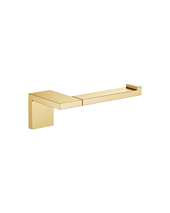 Dornbracht Papierrollenhalter 83500980-28 without cover, projection 90 mm, brushed brass