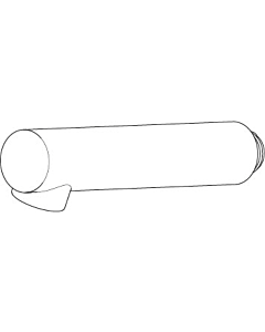 Dornbracht pull-out spray with aerator 04121110600-06 matt platinum