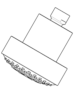 Dornbracht Kopfbrause Modern 04121111000-06 platin matt
