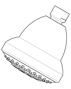 Dornbracht Douche de tête élégante 04121112000-00 chromé