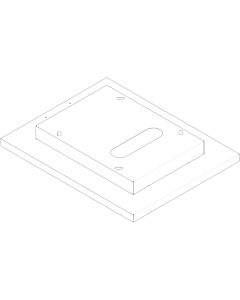 Dornbracht housing cpl. Big Rain 04170900100-86 stainless steel, matt