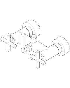 Dornbracht Baugruppe BRB-Wand 04171002001-00 chrom