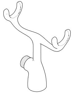 Dornbracht Halter pour mitigeur bain chromé