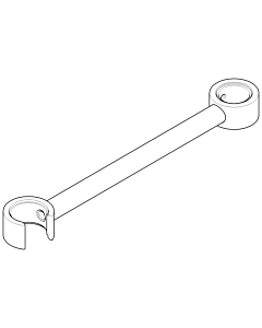 Dornbracht Halter rinsing spray 04172001400-06 matt platinum