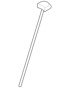 Dornbracht Zugstange mit Knopf 04205303117-33 schwarz matt