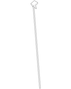 Dornbracht pull rod with knob 15 degrees 04207330180-00 410x40x40_chrom