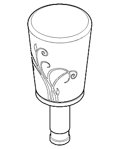 Dornbracht poignée 04209502182-00 chromé