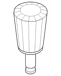 Dornbracht Griff 04209502384-00 100 x 60 x 60_chrom