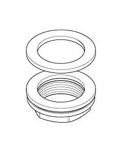 Dornbracht vis Douille de tuyau 0423100090090 avec Dichtungen M32x1,5