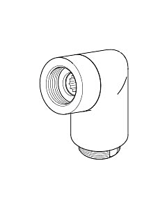 Dornbracht nipple 20 degrees 04240418700-08 hose shower, platinum