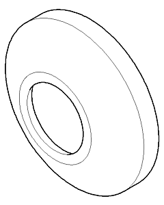 Dornbracht Ros. Schub, m. Gleitring vc 04270101500-00 80 x 19 mm Chrom