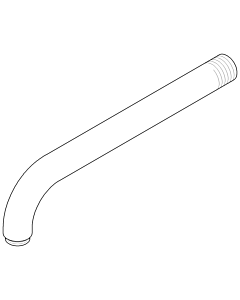 Dornbracht AUSLAUF L=200 mm - 04282211610-06 platin matt