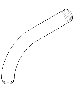 Dornbracht PIPE AL.135MM WALL WT - c 04282219900-00 160x80x40_chrom