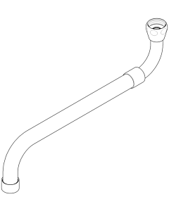 Dornbracht herausz. Auslauf platin matt 04282507535-06 04282507535 300-480 mm Platin gebürstet