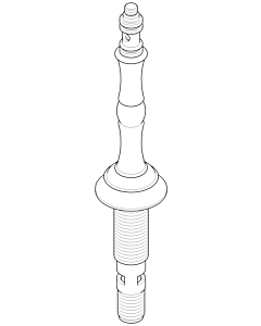 Dornbracht shaft utb madison,bright 04300100210-06 matt platinum