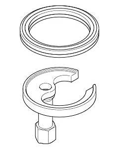Dornbracht mounting kit 0430110380290 55 x 55 x 16
