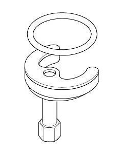 Dornbracht mounting kit 0430110850190 raw