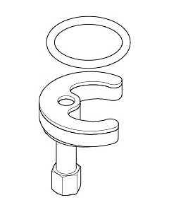 Dornbracht mounting kit 0430110857890 50 x 45 x 15