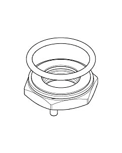 Dornbracht mounting kit 0430110858790 raw