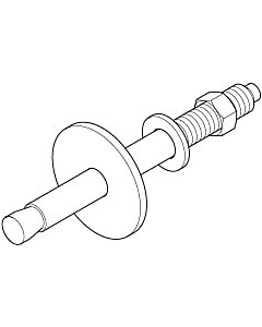 Dornbracht ceiling mounting set Rai 0430350060190 raw