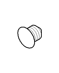 Dornbracht screw for body attachment 0431110020090 04311100200 12 x 11.5 x 12 mm