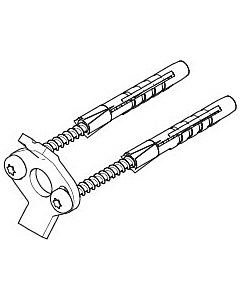 Dornbracht mounting kit oval 0517207130090 05172071300 39.5 x 33 mm