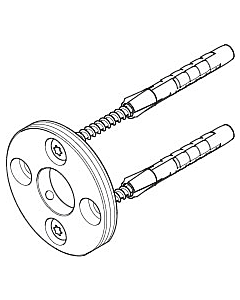 Dornbracht fixing kit, round M 0517207190090 05172071900 M50 x 2000 mm