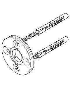 Dornbracht mounting kit, round 5 0517207320090 70x50x10