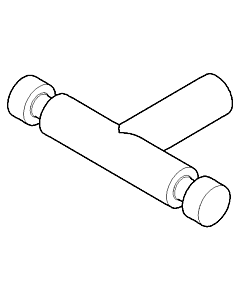 Dornbracht Haken doppelt Innen 4-kt 05186051901-00 chrom