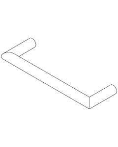 Dornbracht tube with mounts 05282254500-00 chrome