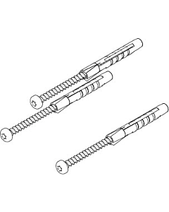 Dornbracht kit de montage vis 0530310290090 140x130x5