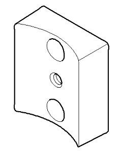 Dornbracht Wandhalter Glashalter+Spe 081010530-00 55 x 45 x 20_chrom