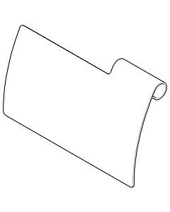 porte-papier couvercle Dornbracht - 081102514-06 platine mat