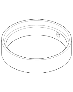 Dornbracht glass holder (ring) TB - ch 081720634-00 chrome