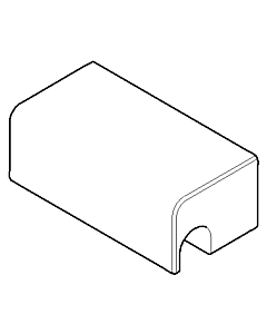 Dornbracht Halter basket wall chrome 081730500-00 081730500 29 x 57 x 22 mm chrome