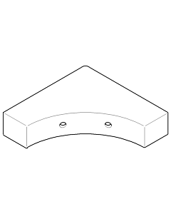 Dornbracht porte-savon d&#39;angle support mural 081730503-00 chromé