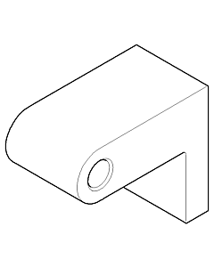 Dornbracht Halter für Wannengriff 081767500-00 chrom