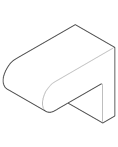 Dornbracht wall bracket right 081767501-00 chrome