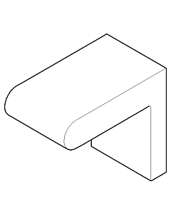 Dornbracht Halter für Badetuchhalter 081767503-00 chrom