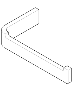 Dornbracht Stange Papierhalter - chr 081771555-00 chrom