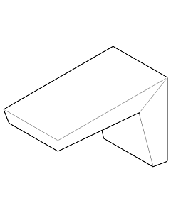 Dornbracht wall bracket match0 Badetuchhalter chrome