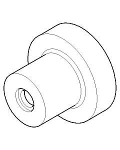 Dornbracht Halter Wand Serienübergreifen 081789500-00 081789500 D 55 x 45 mm Chrom