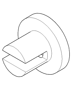 Dornbracht Wandhalter Ablage - 081789506-00 chrom