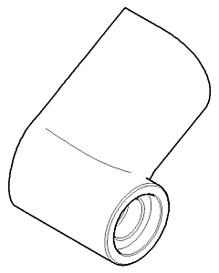 Dornbracht wall bracket left 081790500-00 chrome