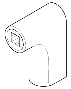 Dornbracht support mural porte-serviettes chromé