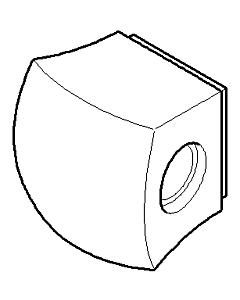 Dornbracht Halter porte-papier chromé